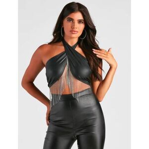 Not That Innocent Halter Top Size Small NWT